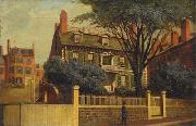 Charles Furneaux, The Hancock House, oil painting by Charles Furneaux